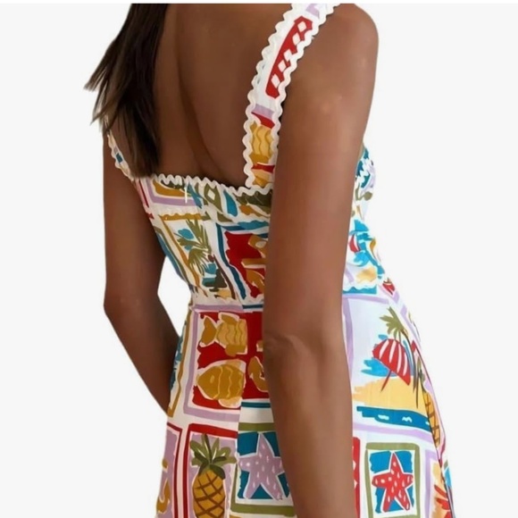 Goldie Maxi Long Summer Dress (unbranded) - Sz Small (NWOT) - Picture 2 of 8